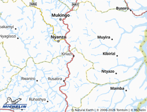 Mapa MICHELIN Kinazi - ViaMichelin