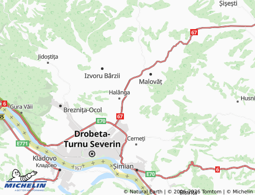 MICHELIN Puținei map - ViaMichelin