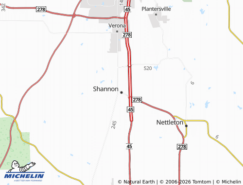 Mapa MICHELIN Shannon - ViaMichelin