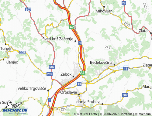 Mapa MICHELIN Štrucljevo - ViaMichelin