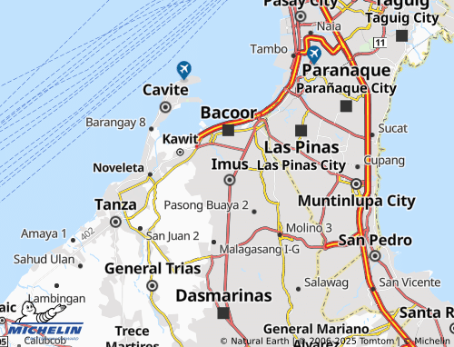 MICHELIN Poblacion I-A map - ViaMichelin