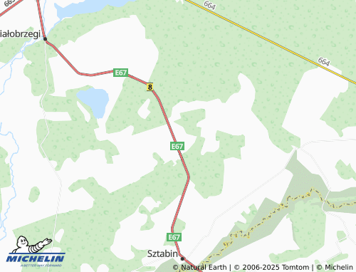 MICHELIN Cisów map - ViaMichelin