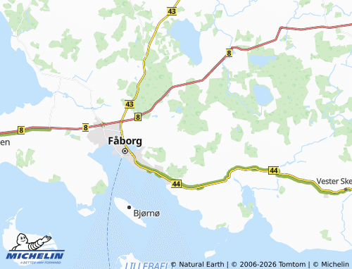 MICHELIN-Landkarte Diernæs - ViaMichelin