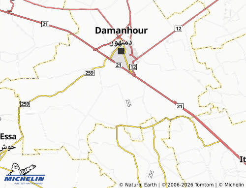 Mapa MICHELIN Kafr Sneets - ViaMichelin