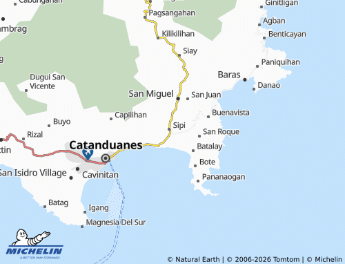 MICHELIN Bato map - ViaMichelin