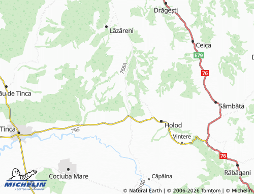Carte MICHELIN Valea Mare De Codru - ViaMichelin