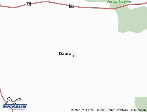MICHELIN Daura map - ViaMichelin