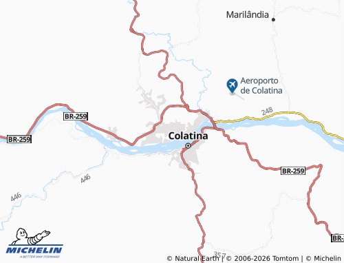 MICHELIN São Pedro map - ViaMichelin