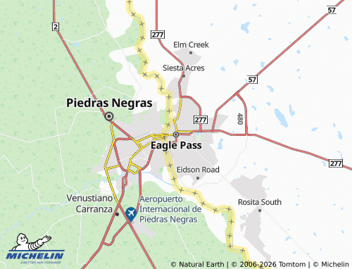 Mapa MICHELIN Eagle Pass - ViaMichelin
