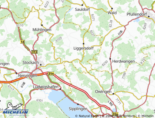 MICHELIN Mahlspüren im Tal map - ViaMichelin