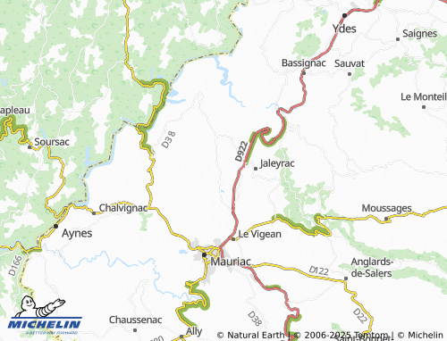 MICHELIN Bouriannes map - ViaMichelin