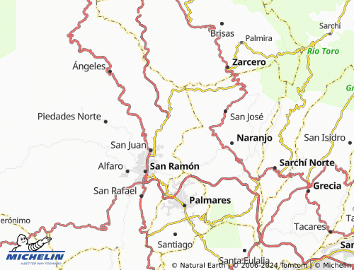 MICHELIN Concepción map - ViaMichelin