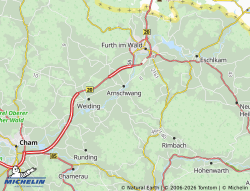 Kaart MICHELIN Grasfilzing - ViaMichelin