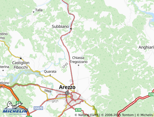 MICHELIN-Landkarte Sereni - ViaMichelin