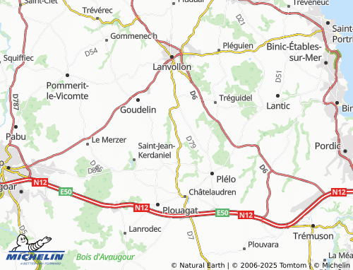 MICHELIN Mélard map - ViaMichelin