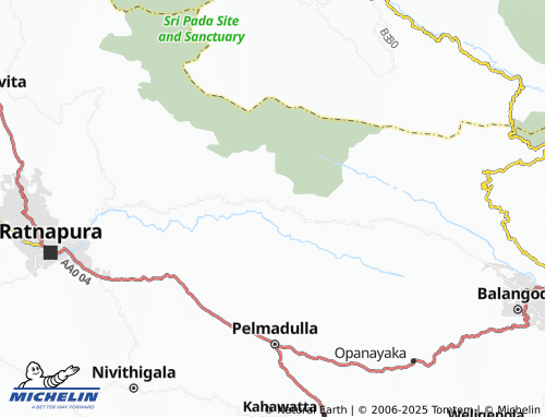 MICHELIN Bambarabotuwa map - ViaMichelin