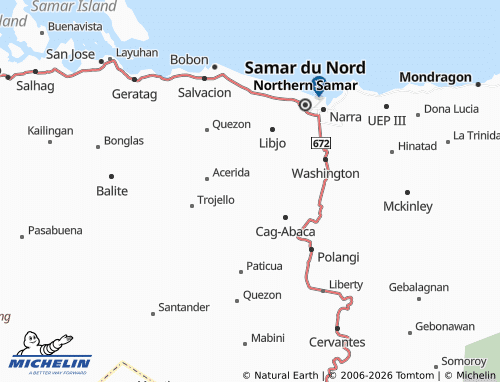 MICHELIN New Rizal map - ViaMichelin
