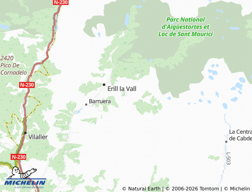 Mappa MICHELIN el Pla de l'Ermita - ViaMichelin