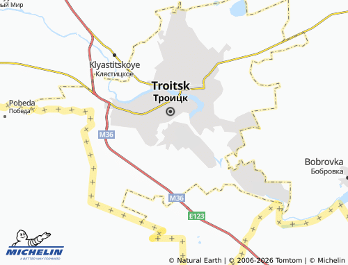 MICHELIN-Landkarte Yuzhnyy - ViaMichelin