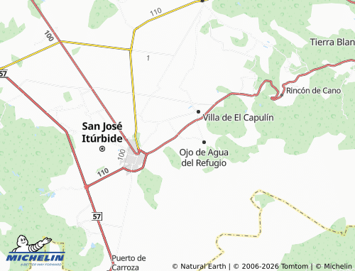 Mappa MICHELIN Los Encinos - ViaMichelin