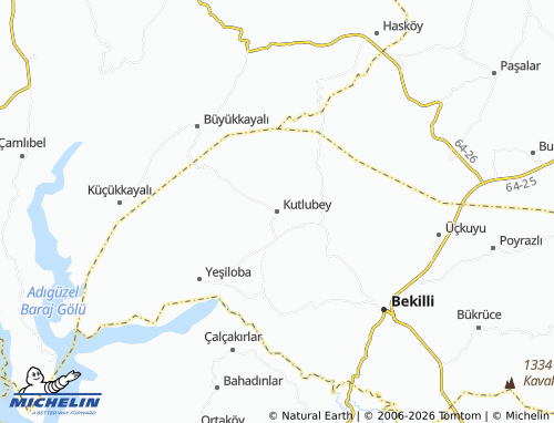 Mappa MICHELIN Kutlubey - ViaMichelin