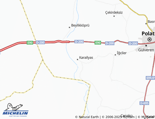 MICHELIN Karailyas map - ViaMichelin