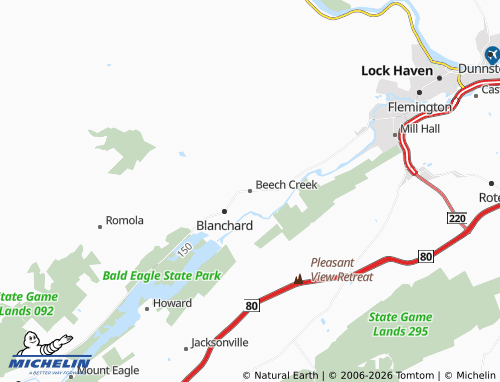 Carte MICHELIN Beech Creek - ViaMichelin