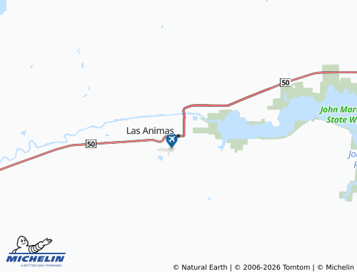 Mappa MICHELIN Las Animas - ViaMichelin