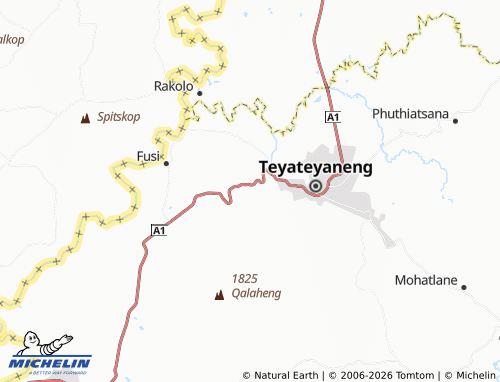 Mapa MICHELIN Ha Mokhenene - ViaMichelin