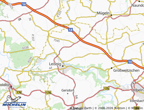 Carte MICHELIN Hetzdorf - ViaMichelin