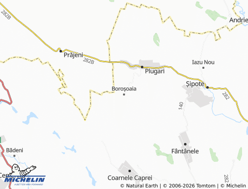 MICHELIN Boroșoaia map - ViaMichelin