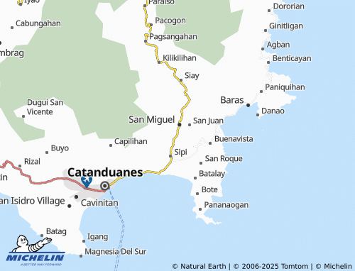 MICHELIN Sibacungan map - ViaMichelin