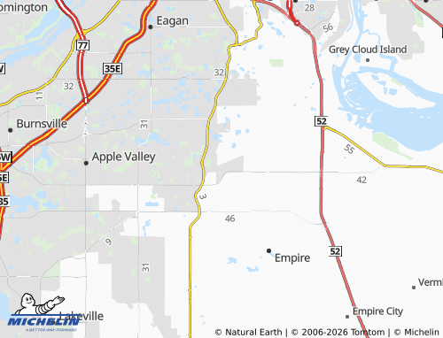 Mapa MICHELIN Rosemount - ViaMichelin
