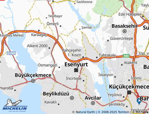 MICHELIN-Landkarte Aşik Veysel - ViaMichelin