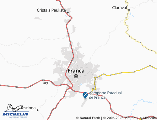 Mapa MICHELIN Parque Dom Pedro I - ViaMichelin