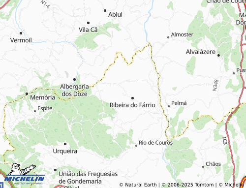 Mapa MICHELIN Ladeira do Fárrio - ViaMichelin