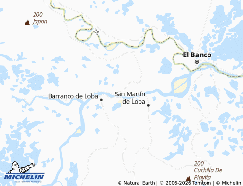 Mappa MICHELIN Hatillo de Loba - ViaMichelin