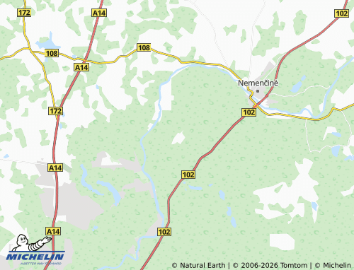 MICHELIN Sakiškės map - ViaMichelin