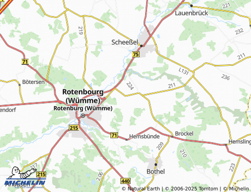 Carte MICHELIN Wohlsdorf - ViaMichelin