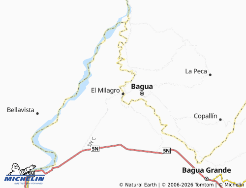 MICHELIN El Milagro map - ViaMichelin