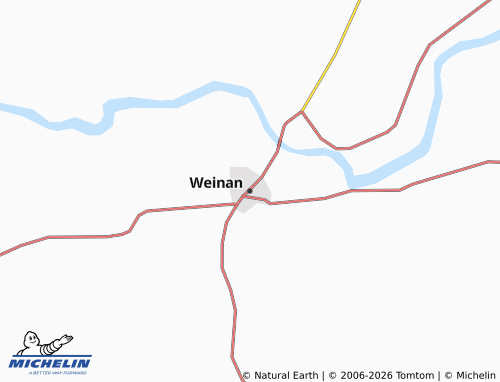 MICHELIN Weinan map - ViaMichelin
