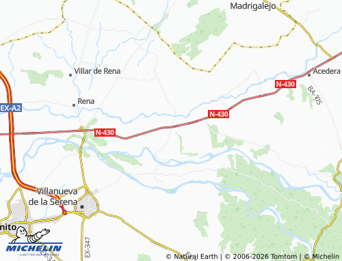 Kaart MICHELIN Valdivia - ViaMichelin