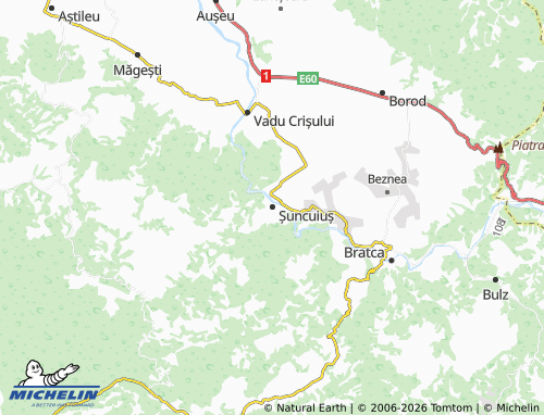 Carte MICHELIN Șuncuiuș - ViaMichelin