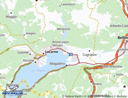 Mappa MICHELIN Tenero - ViaMichelin