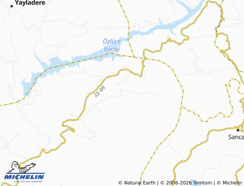 MICHELIN Gümüşakar map - ViaMichelin