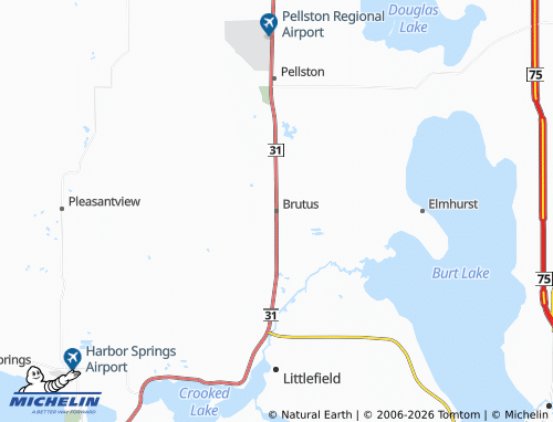Mappa MICHELIN Brutus - ViaMichelin
