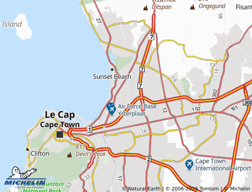 Mapa MICHELIN Sanddrift - ViaMichelin
