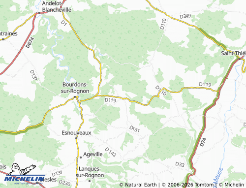 Mapa MICHELIN Consigny - ViaMichelin