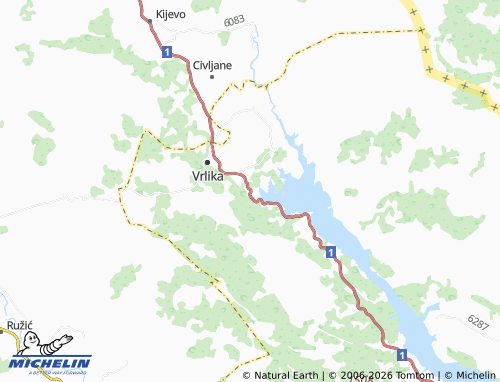 MICHELIN-Landkarte Podosoje - ViaMichelin