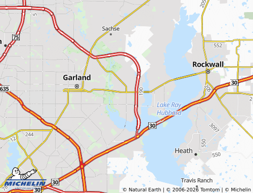 Kaart MICHELIN Rowlett - ViaMichelin
